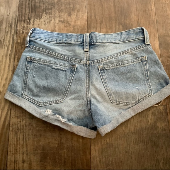 Free People we the Free high waist distressed shorts - Picture 2 of 7